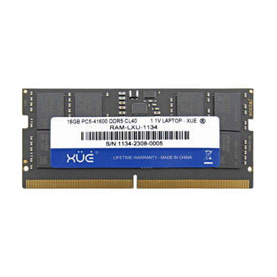 RAM para Laptop DDR5 PC5-41600 16GB 5200MHZ CL40 1.1V XUE®