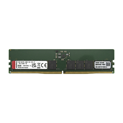 Memoria RAM para Servidor DDR5 PC5-38400 16GB 4800MHZ CL40 ECC/UNBUFF 1.1V KINGSTON HP KTH-PL548E-16G