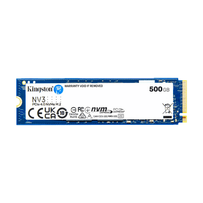 Disco de Estado Sólido SSD PCI-E 4.0 M.2 2280 500GB NVME KINGSTON SNV3S/500G R/W 5000 MB/S