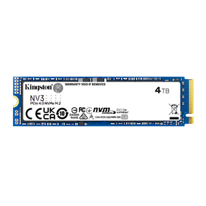 SSD Kingston NV3 4TB PCIe 4.0 NVMe M.2 2280 | 6000/5000 MB/s - SNV3S/4000G