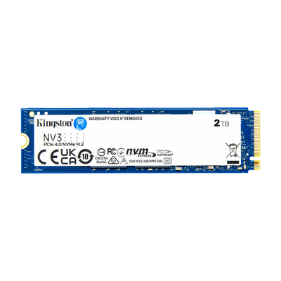 Disco de estado Sólido PCI-E 4.0 M.2 2280 2TB NVME KINGSTON NV3 SNV3S/2000G R/W 6000 MB/S