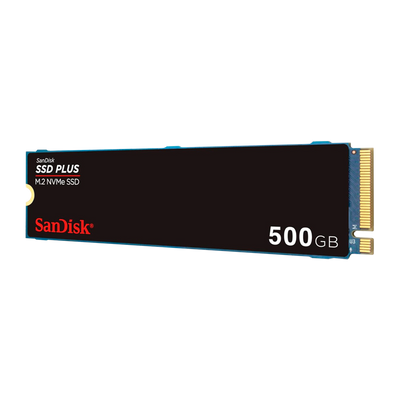 Disco de estado sólido SSDPCI-E 3.0 M.2 2280 500GB NVME SANDISK SSD PLUS SDSSDA3N-500G-G26 R/W 2400 MB/S