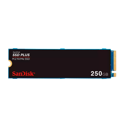 Disco de estado sólido SSD PCI-E 3.0 M.2 2280 250GB NVME SANDISK PLUS SDSSDA3N-250G R/W 2400 MB/S