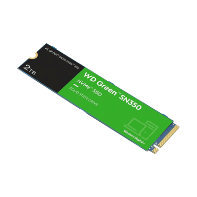 Disco de estado Sólido PCI-E 3.0 M.2 2280 2TB NVME WD GREEN SN350 3.200 MB/S WDS200T3G0C