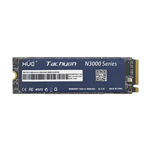 Disco de Estado Sólido SSD PCI-E 3.0 M.2 2280 256GB NVME XUE® TACHYON N3000/256GB 3100/1400MB/S (TRAY PACKING)