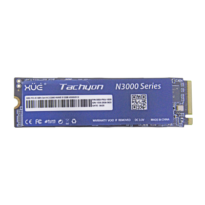SSD PCIe 3.0 M.2 2280 512GB NVMe XUE® Tachyon N3000 | 3500/1500MB/s