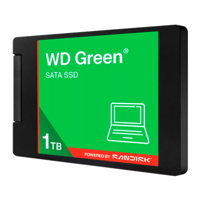 SSD 2.5" 1TB SATA WD Green WDS100T5G0A | 550MB/s – Retail
