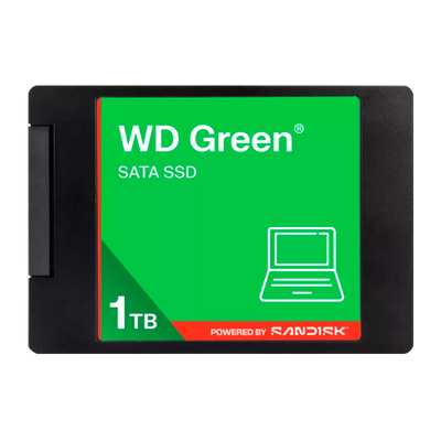SSD 2.5" 1TB SATA WD Green WDS100T5G0A | 550MB/s – Retail