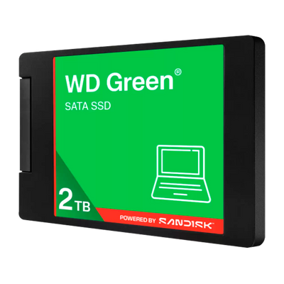 SSD 2.5" 2TB SATA WD Green WDS200T5G0A | 550MB/s – Retail