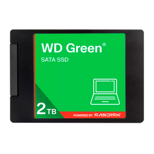 SSD 2.5" 2TB SATA WD Green WDS200T5G0A | 550MB/s – Retail