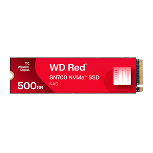 Disco de estado Sólido SSD PCI-E 3.0 M.2 500GB 2280 NVME WD SN700 RED WDS500G1R0C
