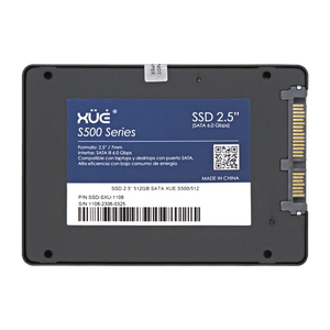 Disco Duro SSD 2.5" 512GB SATA XUE® Blink S500 Velocidad 550MB/s| Tray Packing