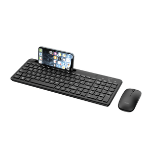 Combo Teclado Externo Wireless LATAM + Mouse W1500 XUE® | Negro