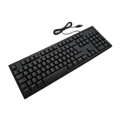 Teclado USB 2.0 XUE® Pro T400 LA (SIN MOUSE) | Negro