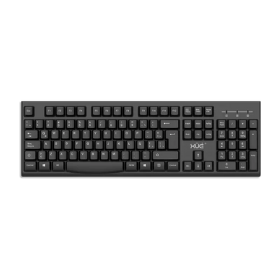Teclado USB 2.0 XUE® Pro T400 LA (SIN MOUSE) | Negro