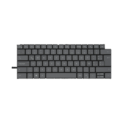 Teclado para portátil DELL  INSPIRON 14-5410 5415 5418 5420 7415 16-7425 ITA FRA 0MVRMH BACKLIGHT GRIS SIN MARCO