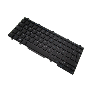 Teclado para Laptop Dell Latitude 3340 / 5490 / 7490 0D19TR Sin Marco Español LA Negro