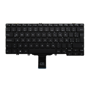 Teclado para portátil DELL Lattitud 5300 7300 01VY95 i5-8 SIN MARCO ESPAÑOL NEGRO SP/LA (ORG)