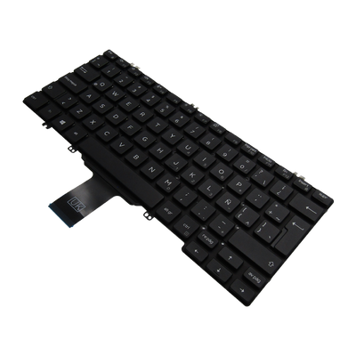 Teclado para portátil DELL Lattitud 5300 7300 01VY95 i5-8 SIN MARCO ESPAÑOL NEGRO SP/LA (ORG)