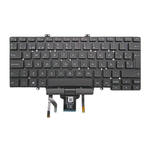 Teclado para portátil DELL Lattitude7400 3400 5400 7410 0KC72T i5-8 NEGRO LA SIN MARCO, W/TRACKPOINT, BACKLIGHT (ORG)