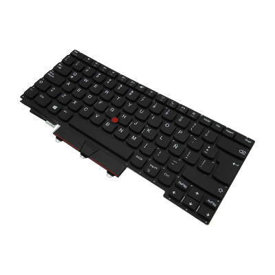 Teclado para portátil Lenovo E14 GEN 1 & 2 SN20W68442 i5-11, Con Trackpoint, Sin Marco, Color Negro, Idioma Español (GEN)