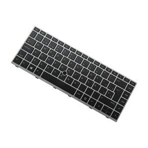 Teclado para portátil HP 840-G5 G6 745-G5 L98013-001 Español Sin Trackpoint Con Marco Gris Negro