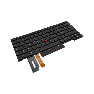 Teclado para portátil Lenovo T14 P14S GEN1 01YP240 i5-10 CON MARCO C/TRACK POINT NEGRO ESPAÑOL (ORG)