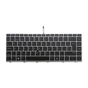 Teclado HP 840 G5/G6 TrackPoint Backlight con Marco Gris Español (OEM)