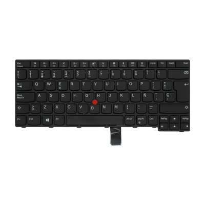 Teclado para portátil LENOVO E470 E475, Con Marco C/TRACKPOINT, Color Negro, Idioma Español 01AX080 (GEN)
