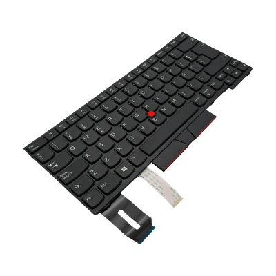 Teclado para portátil Lenovo  E480 L480 T480S L380 01YP760, Con Marco, Con Trackpoint, Color Negro, Idioma Español (GEN)