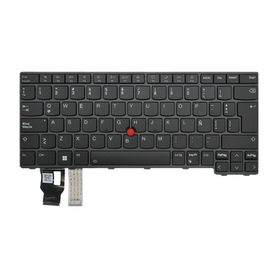 Teclado para portátil LENOVO T14 GEN 4 CON MARCO C/TRACKPOINT NEGRO ESPAÑOL SN21D67682AA ORG