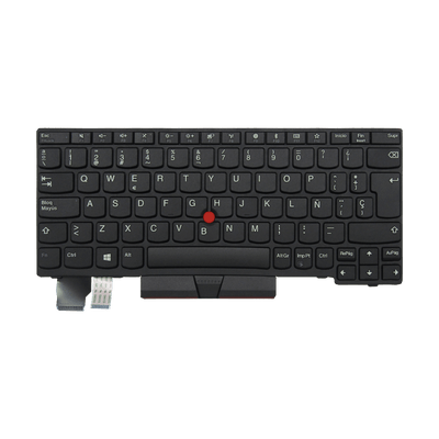 Teclado para portátil Lenovo X280 X390 A285 L13 (No Yoga) 01YP083 Con Marco Con Trackpoint, Color Negro, Idioma Español (ORG)