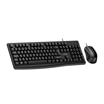 Combo Teclado USB Desktop LA + Mouse para Oficina PRO TM420 XUE®