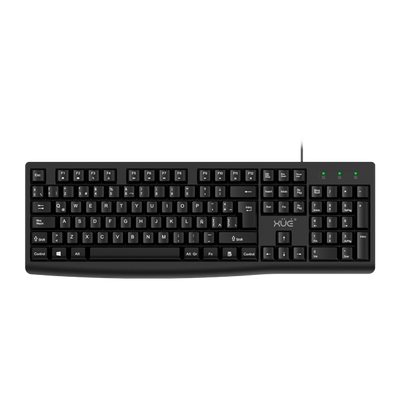 Teclado USB 2.0 XUE® Pro T420 LA (SIN MOUSE) | Negro