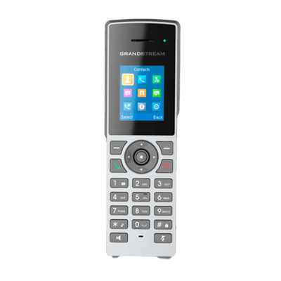 Teléfono IP Inalámbrico DECT Grandstream DP722 10 SIP, Audio HD y Movilidad Empresarial | Gris Negro