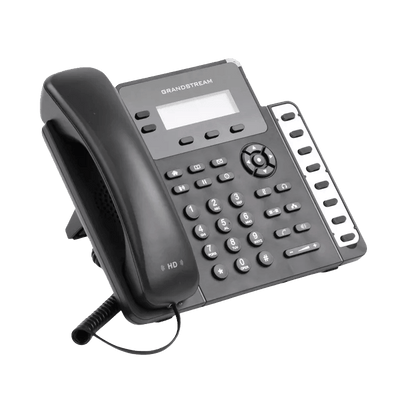 Teléfono IP Grandstream GXP1628 2 Cuentas SIP, PoE y Audio HD | Negro Gris