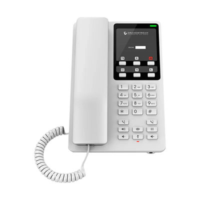 Teléfono IP Hotelero Grandstream GHP620 2 Líneas SIP y WiFi| Blanco