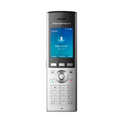 Teléfono IP Inalámbrico Grandstream WP820 Wi-Fi Dual Band, 2 SIP y Audio HD | Gris