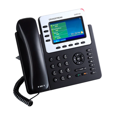 Teléfono IP Grandstream GXP2140 4 Líneas SIP, Bluetooth y Audio HD | Negro