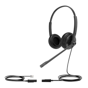 Diadema YHS34 LITE DUAL, color Negro, marca Yealink