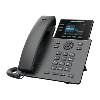 Teléfono IP Grandstream GRP2611G SIP 3 Compatible con GDMS | Negro Gris