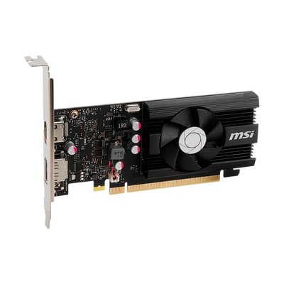 Tarjeta de Video PCIE DDR4 4GB MSI NVIDIA GEFORCE GT1030 DP/HDMI 4GD4 LP OC