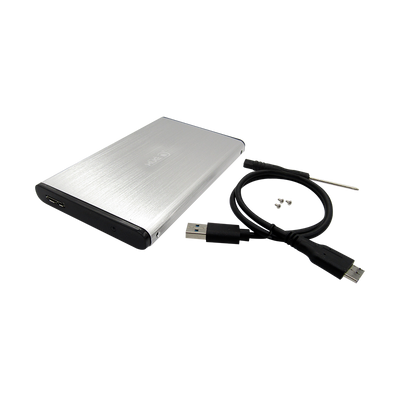 OcioDual Carcasa Disco Duro Externo 2.5 SATA USB 3.0 Negra +
