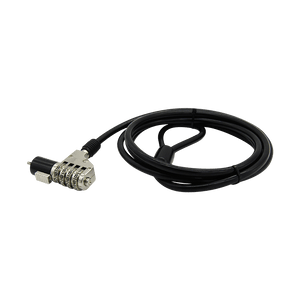 Guaya de seguridad para portatil de 4-Digitos 2M 6MM SLOT STD XUE® (CLAVE 6MM) - PCS FOR ALL SAS