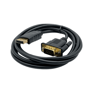 Cable DisplayPort a VGA 1.8M XUE® 1080p Full HD | Negro