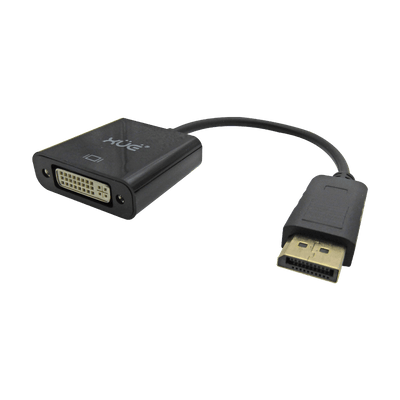 Convertidor Displayport Macho a DVI-D Hembra (Negro) Chipset 3361 marca XUE® - PCS FOR ALL SAS