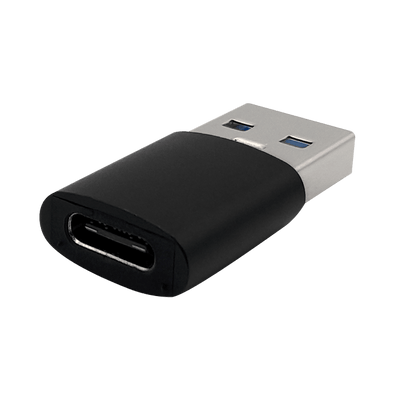 Convertidor USB-C Hembra a USB 3.0 Macho, Color Negro, Marca XUE®