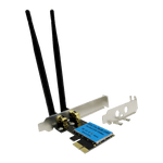 Tarjeta PCIe WIFI 1200mbps DUAL BAND 2.4GHZ y 5.8GHZ 802.11B/G/N 2xAntenas (RTL8812AE) LP - PCS FOR ALL SAS