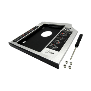 Caddy 12.7MM DVD+RW para Disco Duro 2.5" SATA (enclosure)