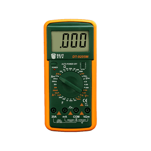 MULTIMETRO DIGITAL BEST DT-9205m 1000V, 20A, 200M, 20nF, CE Y ROHS. - PCS FOR ALL SAS